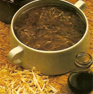 RECETTE
Potage au boeuf et germes de soja RECETTE
Potage au boeuf et germes de soja