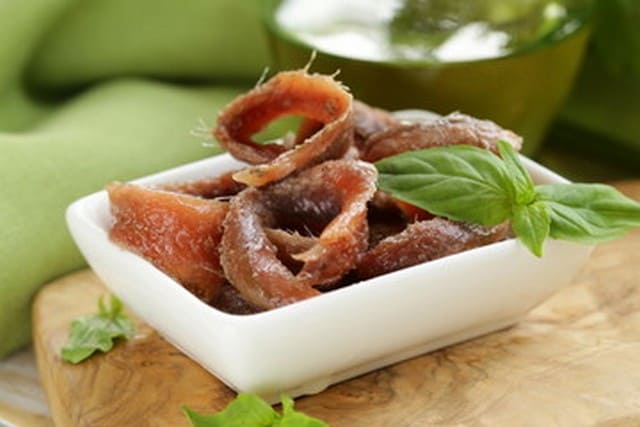 Recettes de cuisine BARILS D'OEUFS AUX ANCHOIS