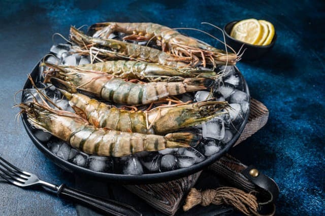 Recettes de cuisine GAMBAS POELEES A LA MARJOLAINE