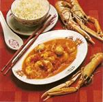 LANGOUSTINES AU GINGEMBRE