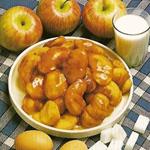BEIGNETS DE POMMES AU CARAMEL